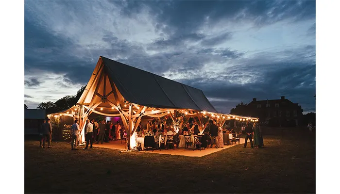A tree marquee in Kent